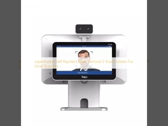 ছোট ব্যবসার জন্য সুপারমার্কেট সেল্ফ পেমেন্ট কিয়স্ক টার্মিনাল 2 টাচ স্ক্রিন