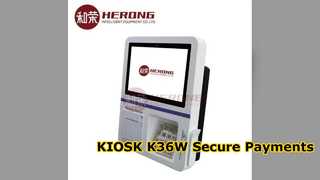 KIOSK K36W সেল্ফ সার্ভিস পেমেন্ট টার্মিনাল