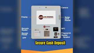 ক্যাশলেস KIOSK-K06W ব্যবহারকারী-বান্ধব উচ্চ বুদ্ধিমান