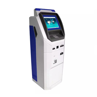 CPU I3 120G ATM ক্যাশ মেশিন ডাবল টাচ স্ক্রীন সেলফ সার্ভিস কিয়স্ক